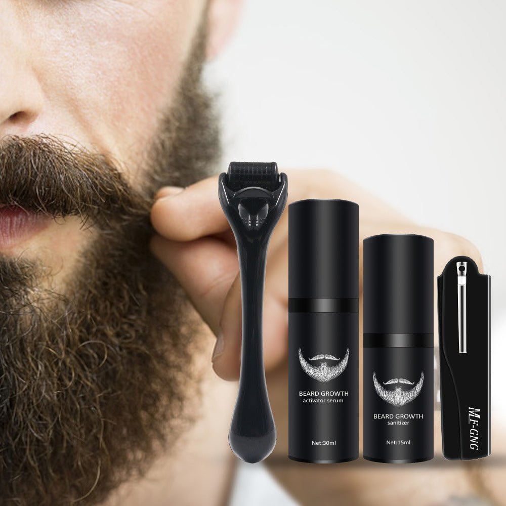 Men's Beard Roller & Grooming Kit - Image 4