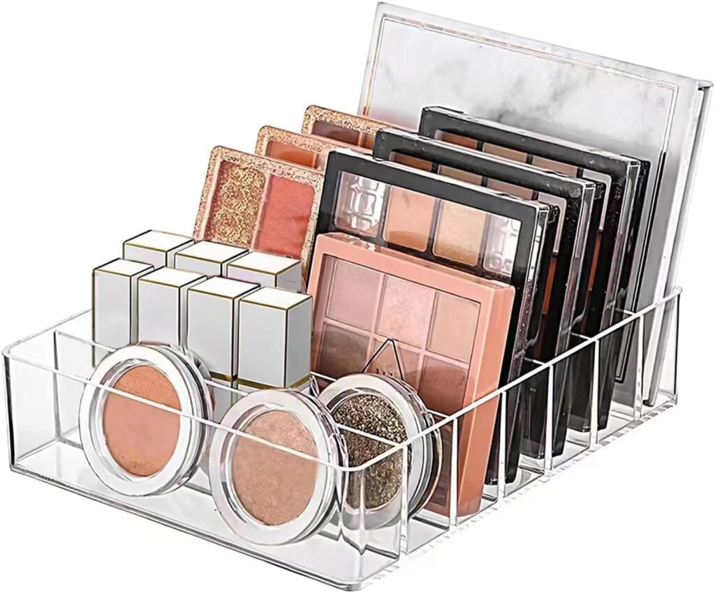 7-Section Makeup Palette & Lipstick Organizer