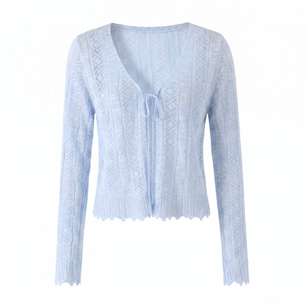 Women's lightweight Sheer Cardigan