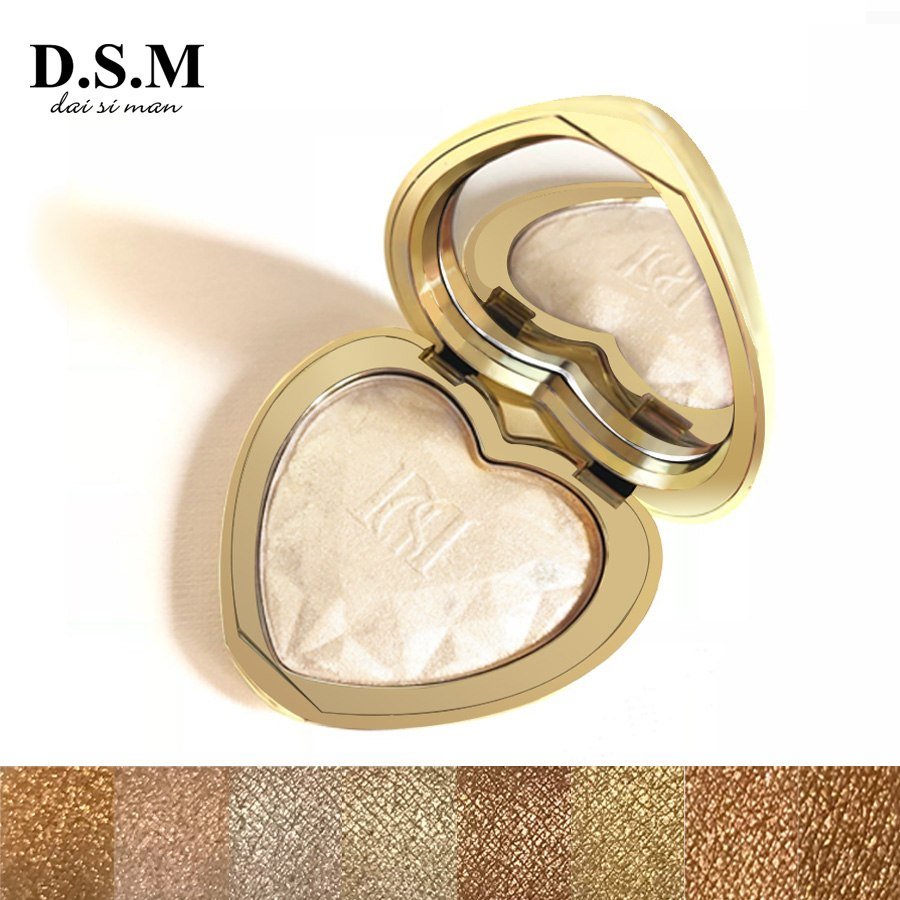 D.S.M Professional Heart - Shaped Makeup  Highlighter