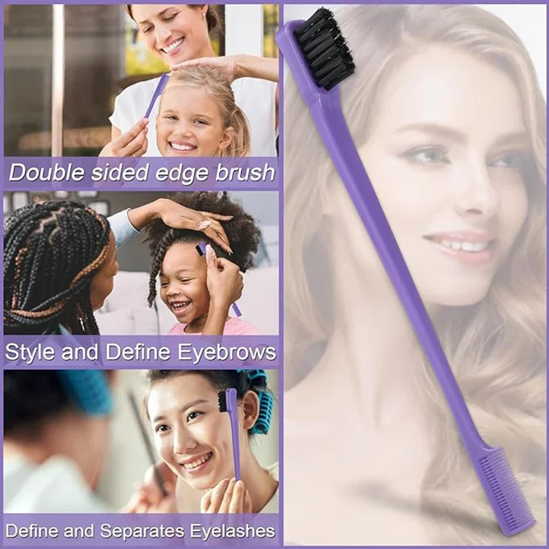 5 Piece Detangling Hair Brush & Comb Set - Image 4